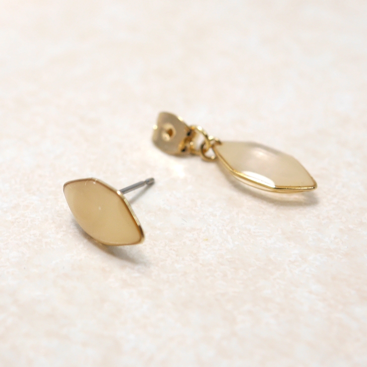 2WAYメラミンリーフピアス | monamona | 詳細画像5 