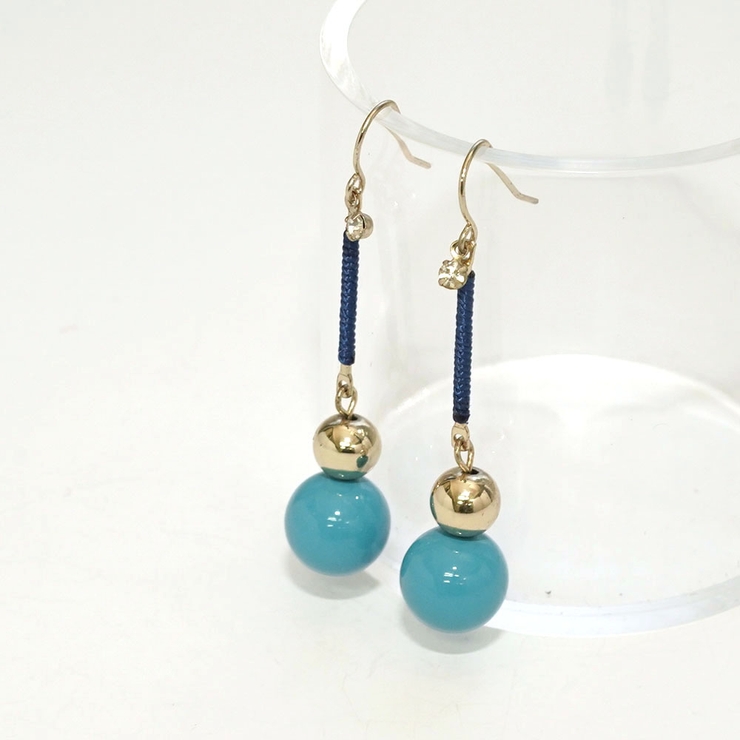 アクリル玉フック下がりピアス   | monamona | 詳細画像3 