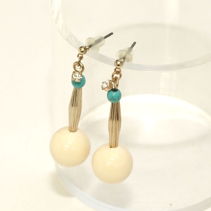 アクリル玉下がりピアス   | monamona | 詳細画像3 