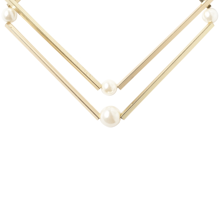 バー＆パールスクエア2連ブレス | monamona | 詳細画像2 