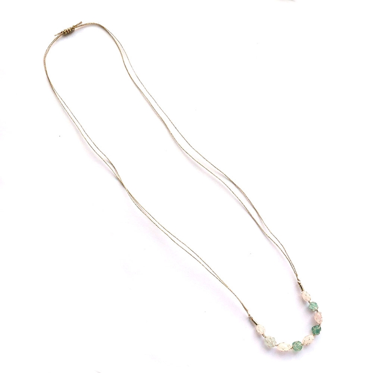 ネックレス さざれ石 カラーコンビ | monamona | 詳細画像4 