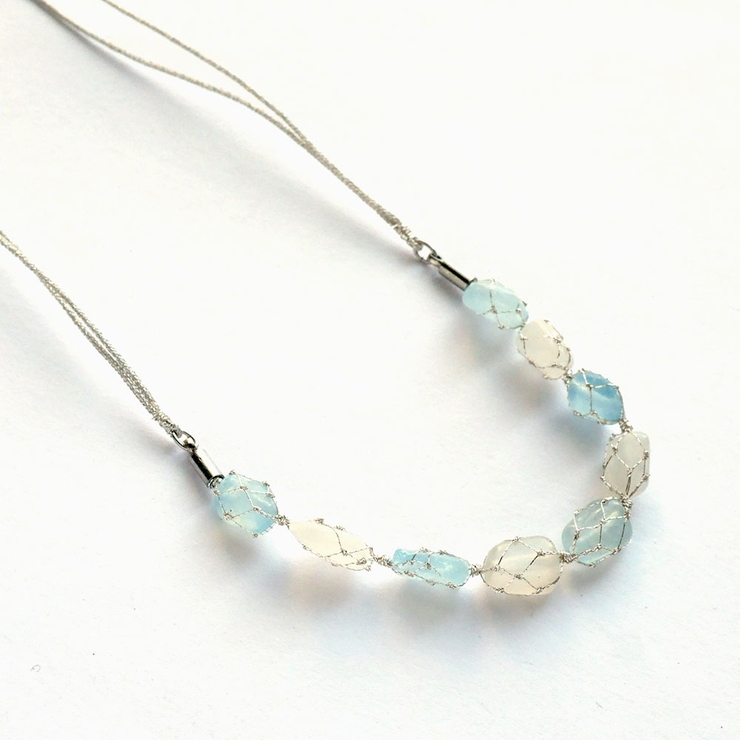 ネックレス さざれ石 カラーコンビ | monamona | 詳細画像8 