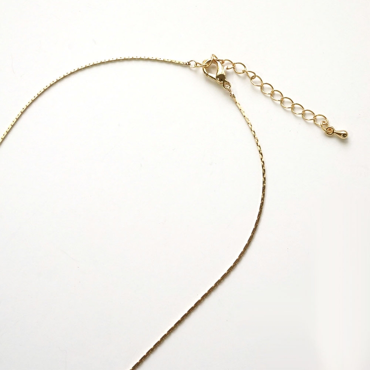 Y字ネックレス ゴールドチェーン トルコクリスタル | monamona | 詳細画像7 