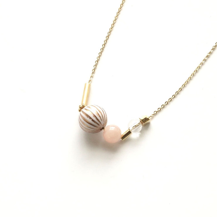 スリットボールネックレス | monamona | 詳細画像6 