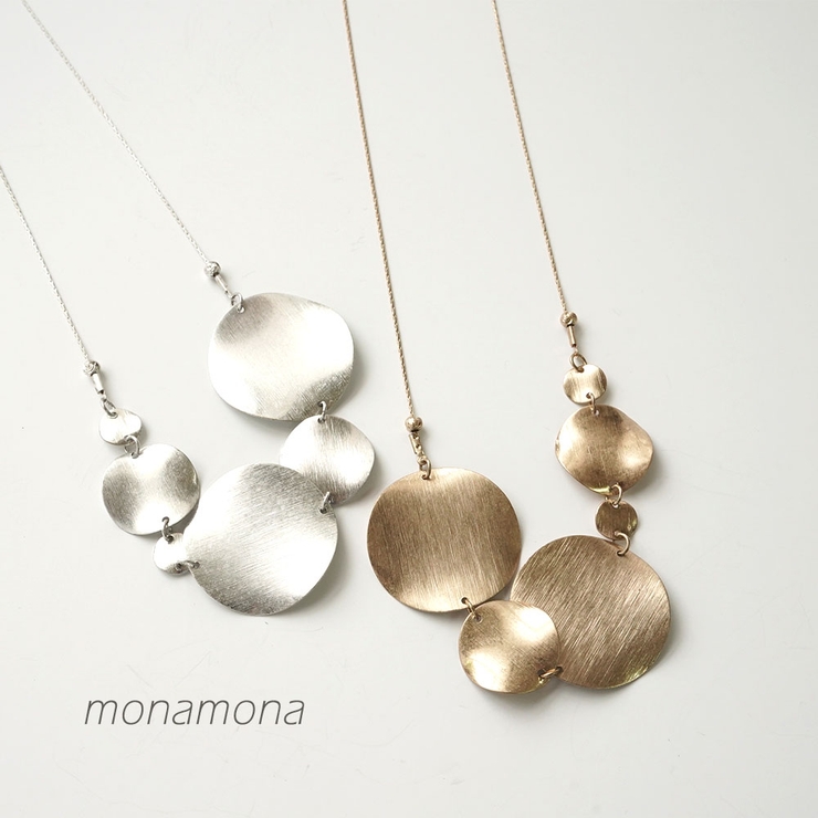丸6連アンティーク調ネックレス | monamona | 詳細画像1 