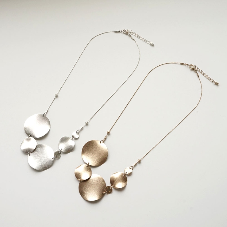 丸6連アンティーク調ネックレス | monamona | 詳細画像3 