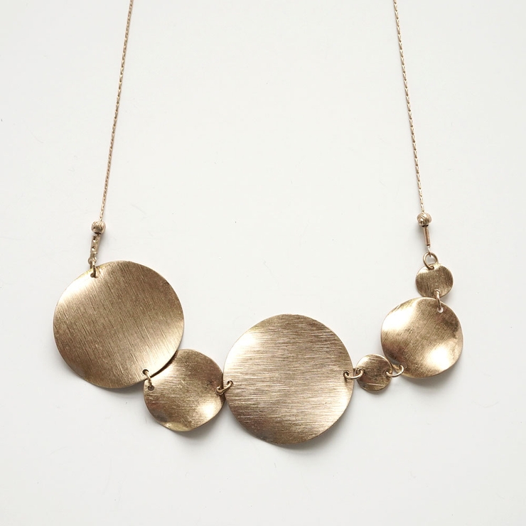 丸6連アンティーク調ネックレス | monamona | 詳細画像8 