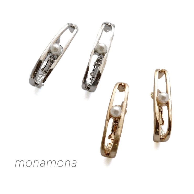 パールカフメタルピアス | monamona | 詳細画像1 