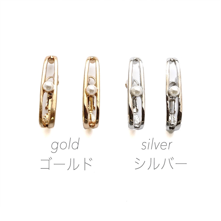 パールカフメタルピアス | monamona | 詳細画像2 