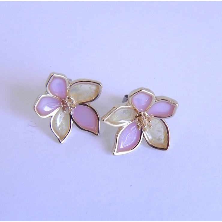 ピンク/アイボリー | ピアス | monamona
