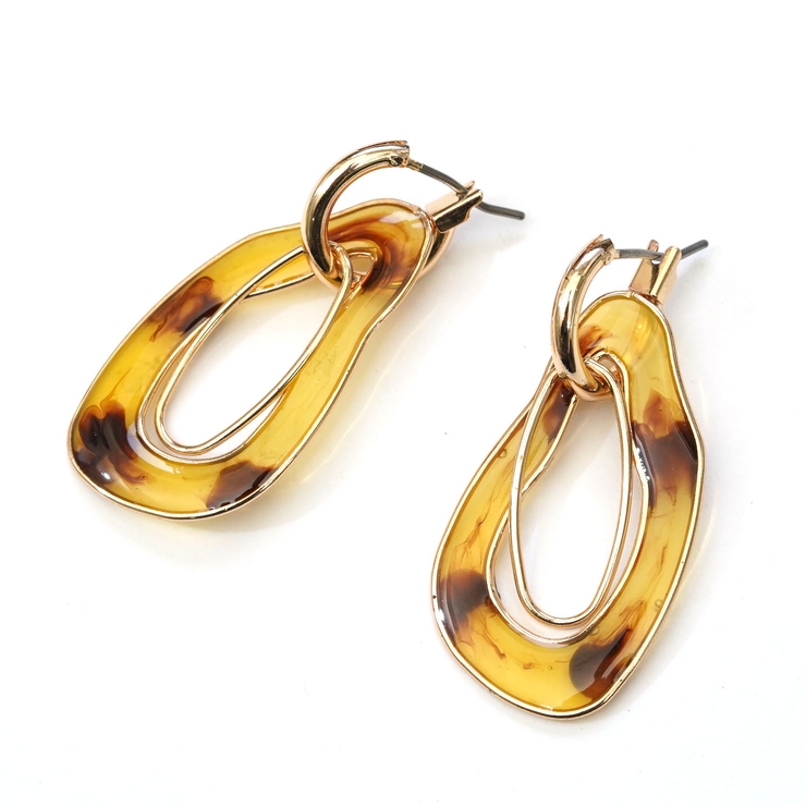 フープピアス ３Way デザインフープ さがり クロッシング | monamona | 詳細画像6 