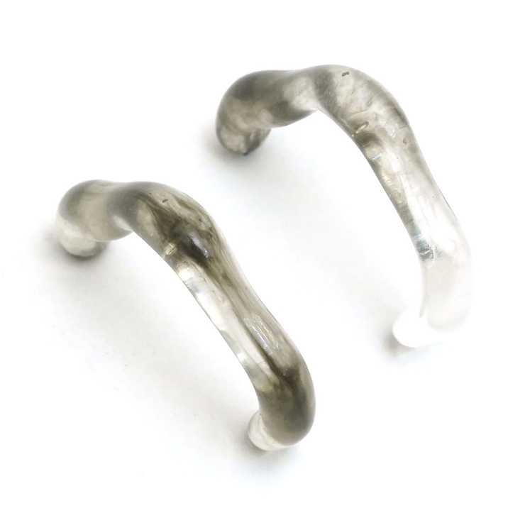 ピアス ハーフフープ クリア | monamona | 詳細画像7 