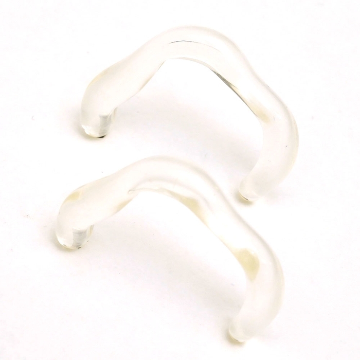 ピアス ハーフフープ クリア | monamona | 詳細画像3 