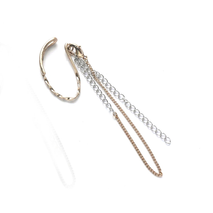 イヤカフ スパイラルチェーン 片耳 | monamona | 詳細画像10 