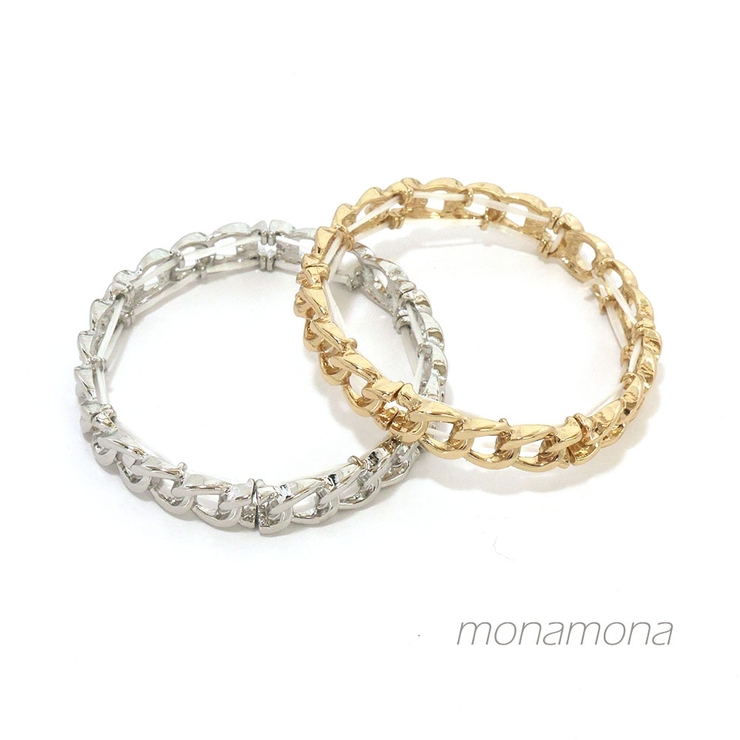 メタルブレスチェーンモチーフフリータイプ | monamona | 詳細画像1 
