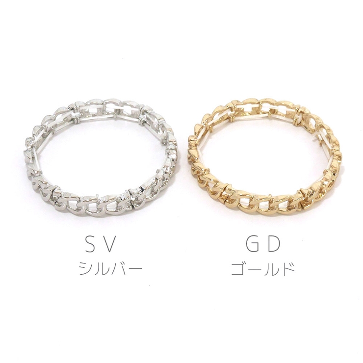 メタルブレスチェーンモチーフフリータイプ | monamona | 詳細画像2 