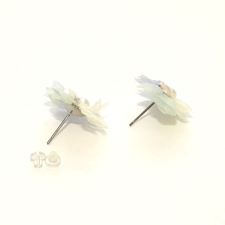 3色フラワーピアス | monamona | 詳細画像5 