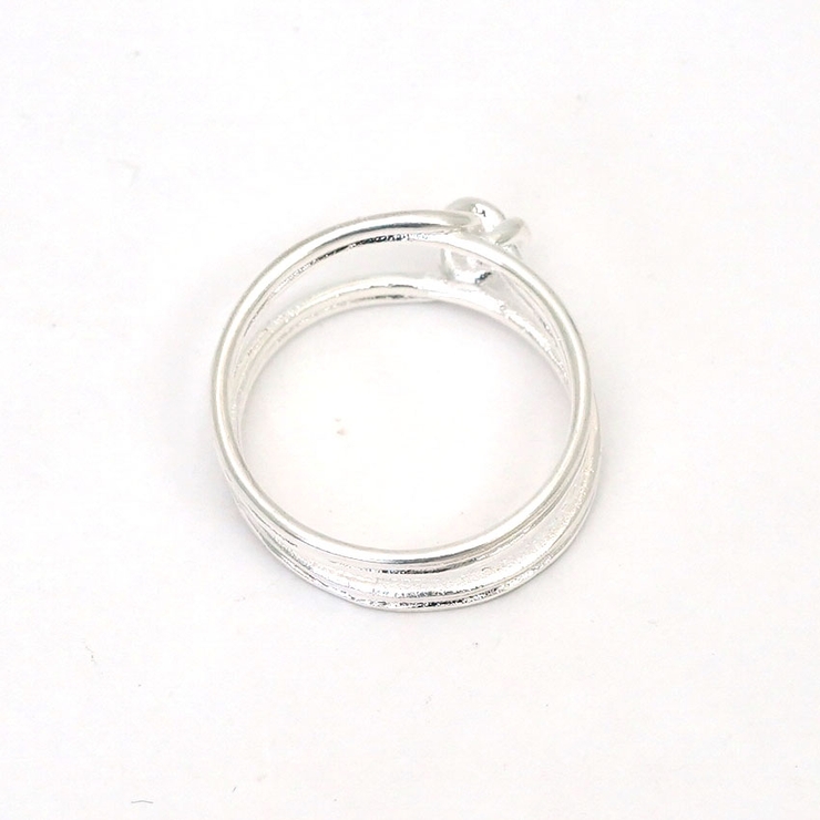 センターノットマットリング シルバー ゴールド | monamona | 詳細画像7 