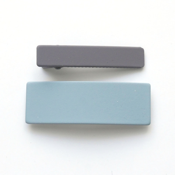 ブルー | パステルカラー２Pピンクリップセット | monamona