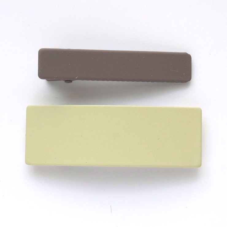 イエロー | パステルカラー２Pピンクリップセット | monamona