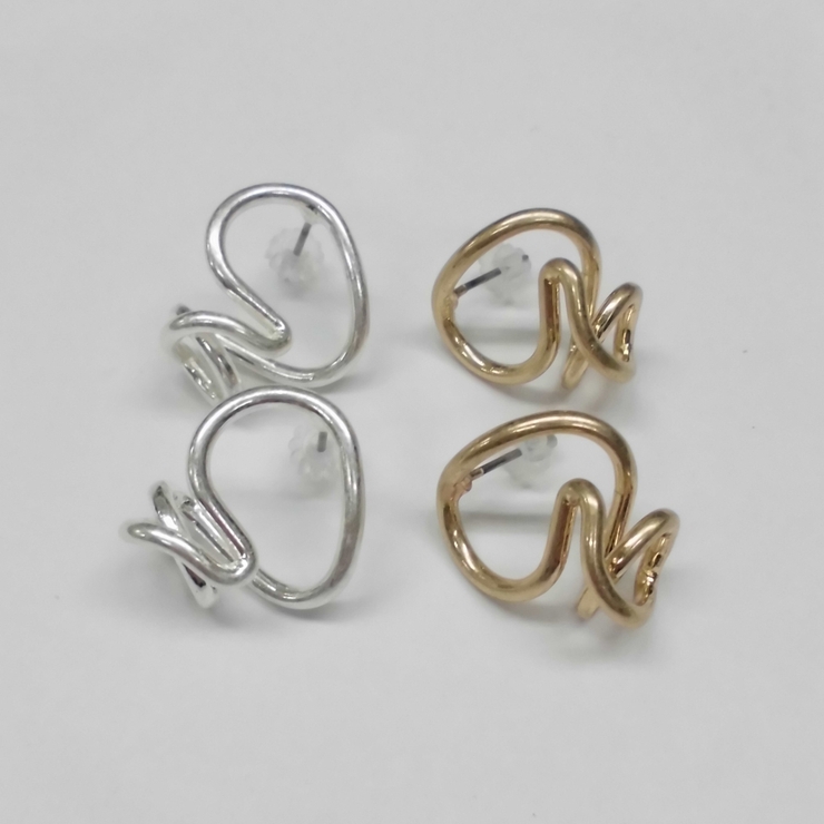 ピアス チタンピアス 変形フープピアス | monamona | 詳細画像2 