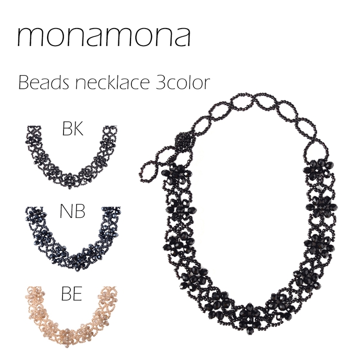 ビーズ編チョーカー | monamona | 詳細画像1 