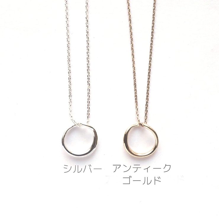 丸型トップロングチェーンネックレス | monamona | 詳細画像2 