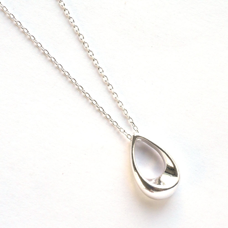 なみだ型トップロングチェーンネックレス | monamona | 詳細画像3 