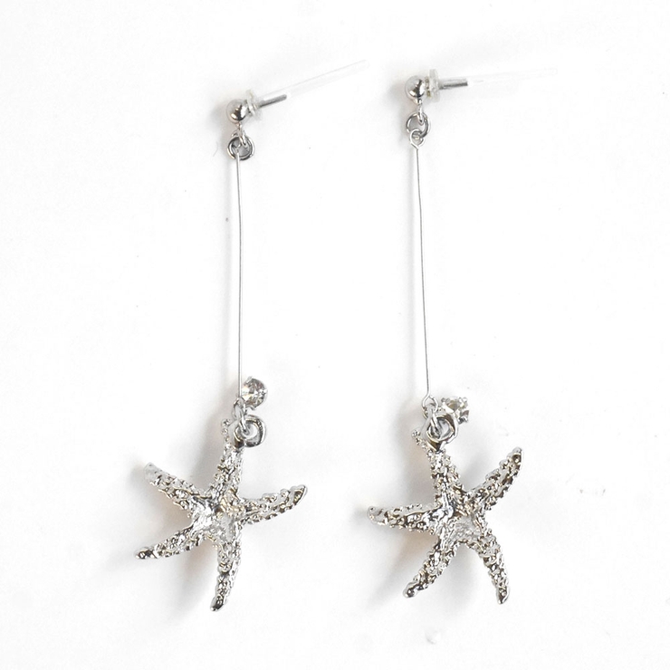 スターフィッシュスイングピアス マリンモチーフゴールド華奢揺れる | monamona | 詳細画像4 