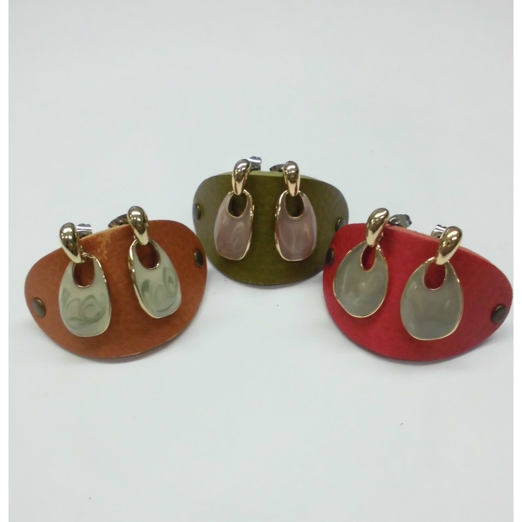 マーブルティアドロップピアス | monamona | 詳細画像2 