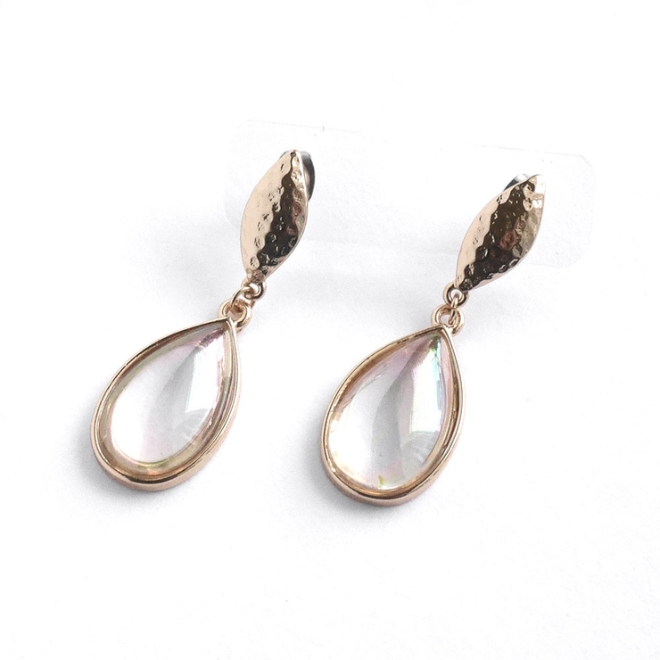 なみだ下がりクリアピアス | monamona | 詳細画像7 