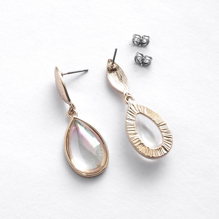 なみだ下がりクリアピアス | monamona | 詳細画像8 