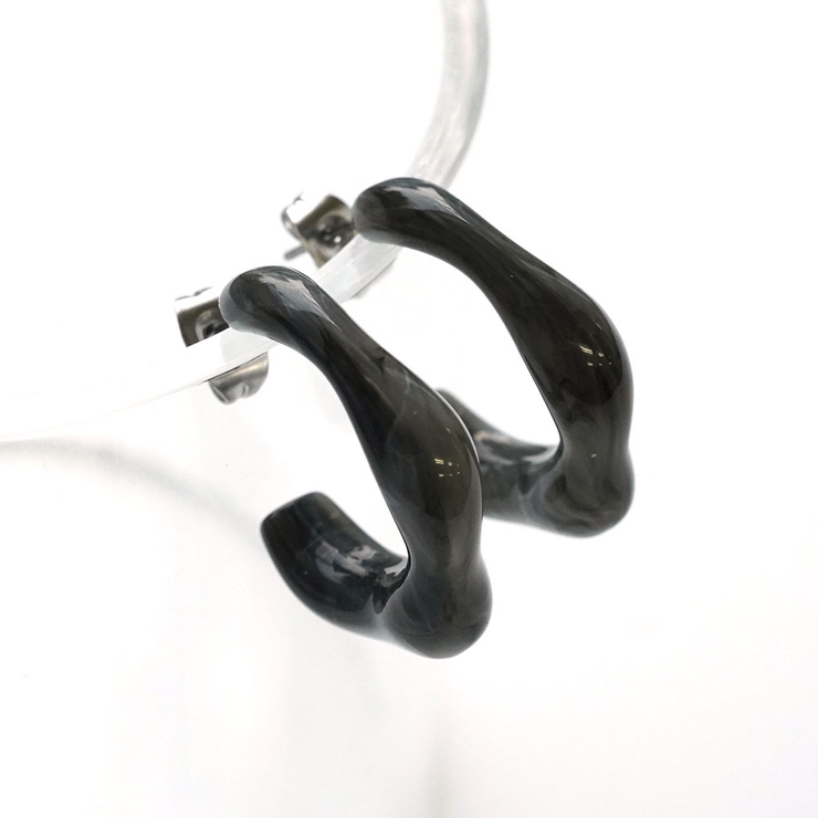 アクリルモコモコピアス マーブルカラー | monamona | 詳細画像10 