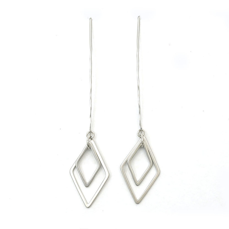 ピアス ロング フック ダイヤフープ | monamona | 詳細画像3 