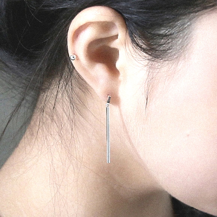 シルバー 925 ピアス スティックタイプ[品番：MYAW0000088]｜M.Y.A.