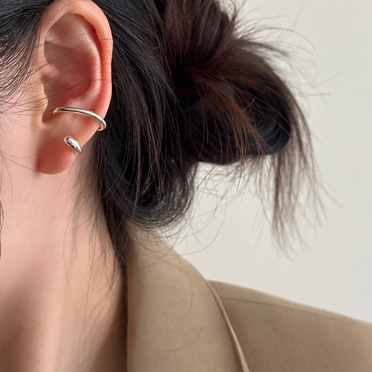 金属アレルギー対応 シルバー925 ニッケルフリー イヤーカフ 片耳用 | M.Y.A. | 詳細画像2 