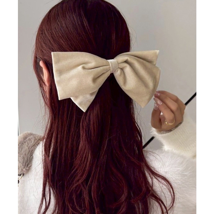 【Latini】ベロアリボンクリップ | NICE CLAUP / OLIVE des OLIVE　OUTLET | 詳細画像6 