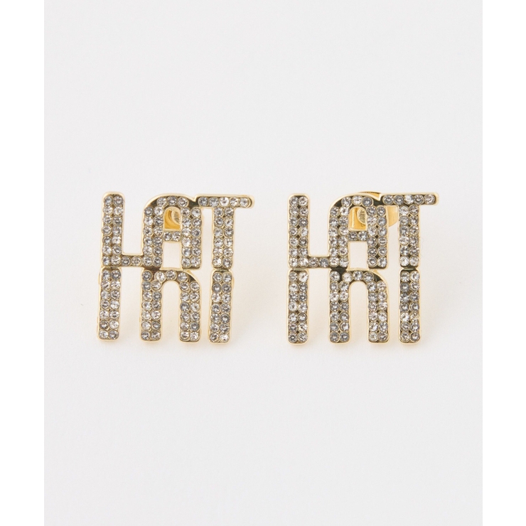 ゴールド | 【Latini】ロゴピアス | NICE CLAUP / OLIVE des OLIVE　OUTLET