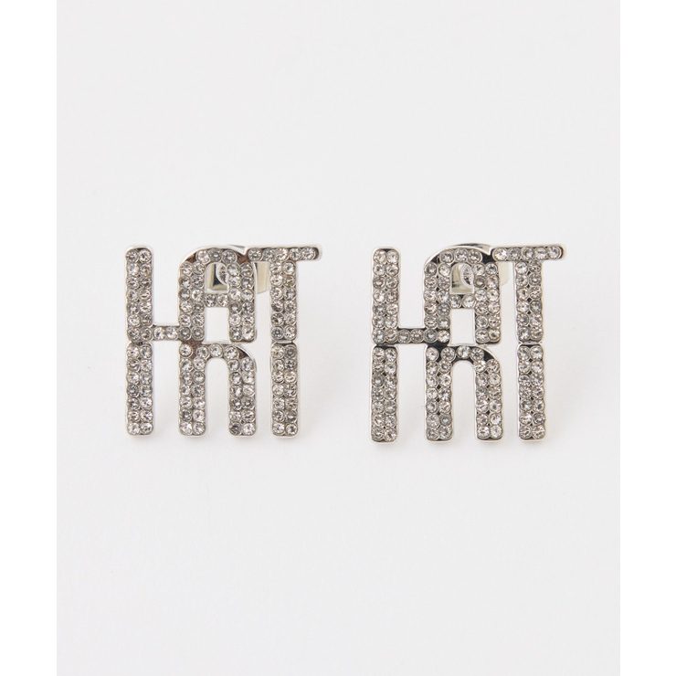 シルバー | 【Latini】ロゴピアス | NICE CLAUP / OLIVE des OLIVE　OUTLET