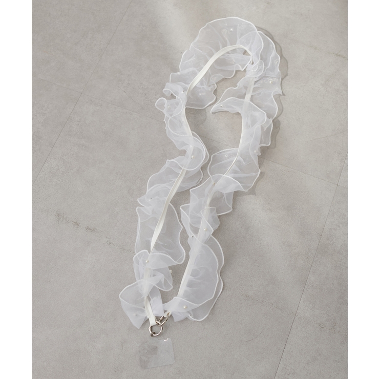 【natural couture】チュール×パールスマホショルダー | NICE CLAUP / OLIVE des OLIVE　OUTLET | 詳細画像5 