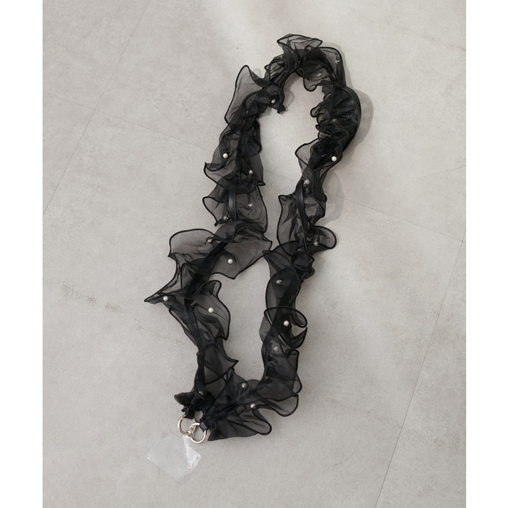 【natural couture】チュール×パールスマホショルダー | NICE CLAUP / OLIVE des OLIVE　OUTLET | 詳細画像7 