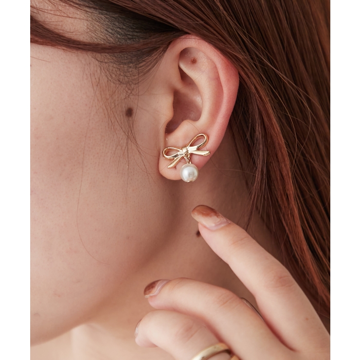 リボン❁ノンホールピアス プロフ見るとお得に！❤︎ いそがしく
