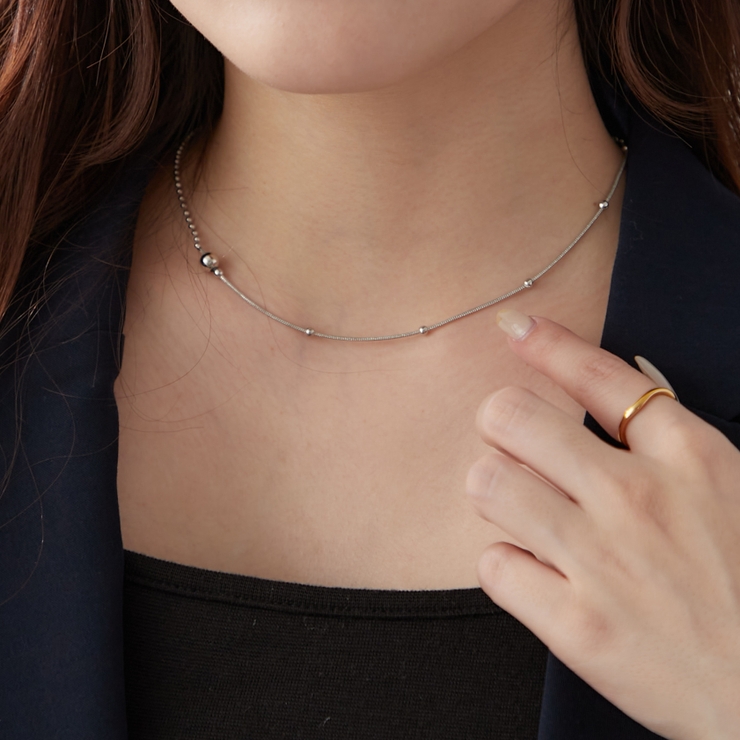 アシンメトリーネックレス | RMAF　NICE CLAUP / OLIVE des OLIVE | 詳細画像2 