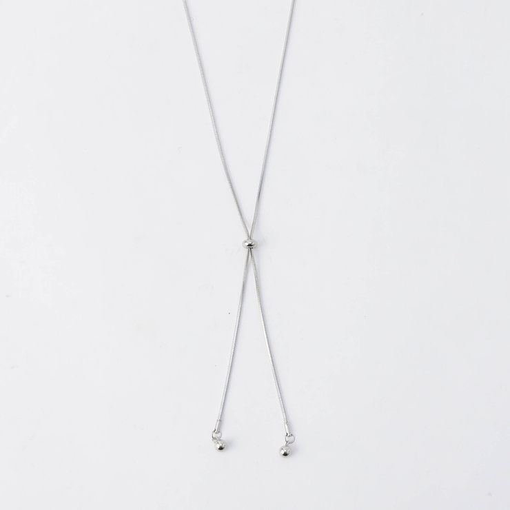 メタルボールY字ネックレス | NICOLE | 詳細画像4 