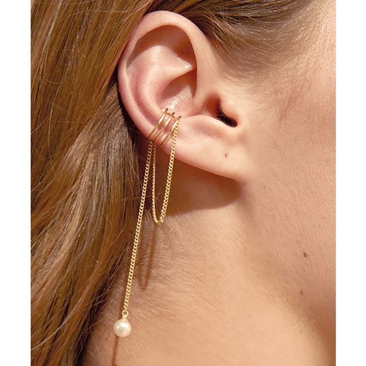 ゴールド系4 | イヤーカフ 大ぶり 片耳 | ninon