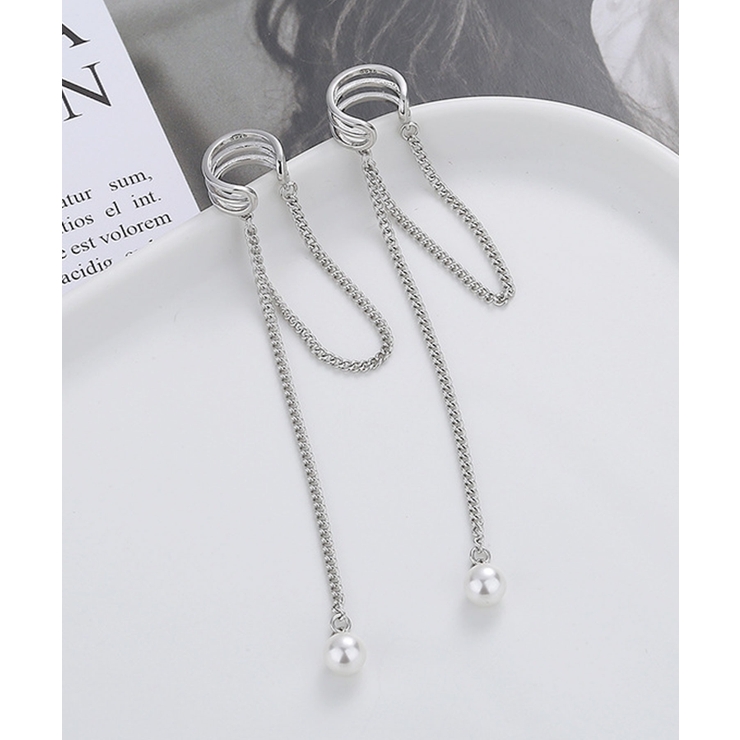 シルバー系4 | イヤーカフ 大ぶり 片耳 | ninon