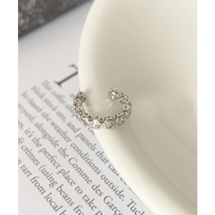 シルバー系5 | イヤーカフ 大ぶり 片耳 | ninon