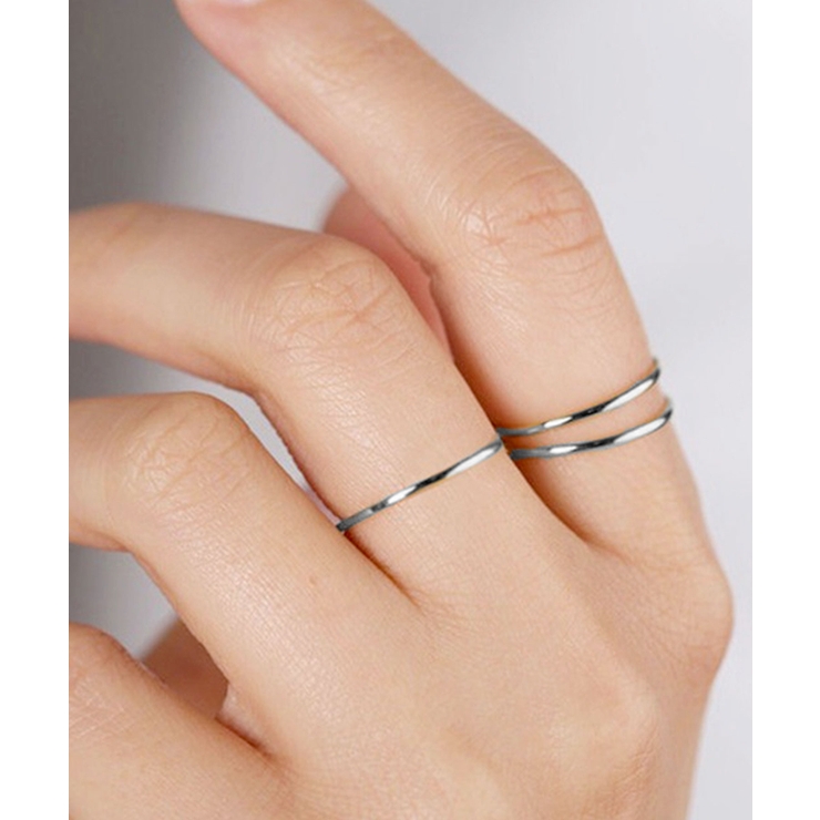 1mm/シルバー | リング 指輪 レディース | ninon