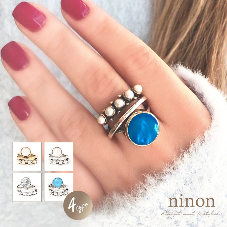 指輪 シンプル レディース | ninon | 詳細画像1 