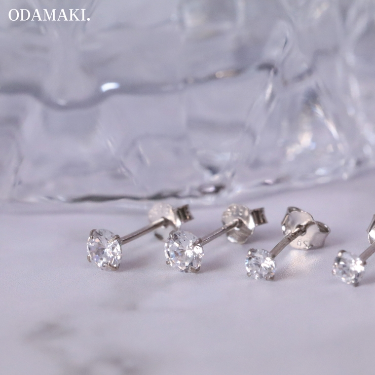 ピアス 金属アレルギー対応 つけっぱなし 小ぶり シンプル 18k シルバー | Noelmarket | 詳細画像22 